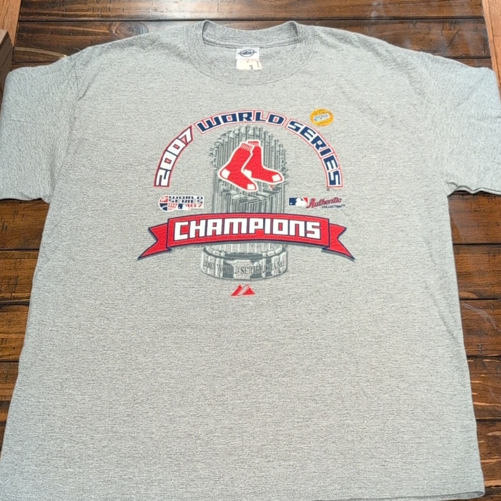 Red Sox 2007 World Series Champions T Shirt Boston